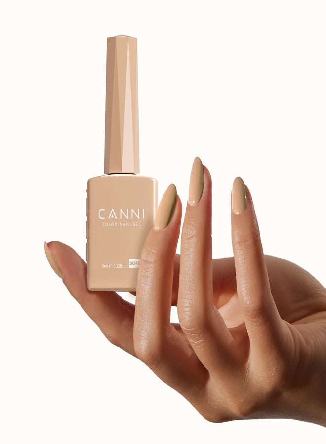 CANNI 6 Colors 9 ML Hema-Free Brown Gel Nail Polish Set, Fall Light Brown Nude Blue Gel Polish Kit, Soak Off LED Nail Gel Manicure Kit DIY at Home Salon Gifts - Image 5